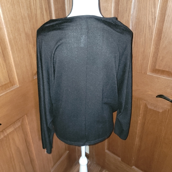 Black Cropped Sweater - Picture 3 of 3